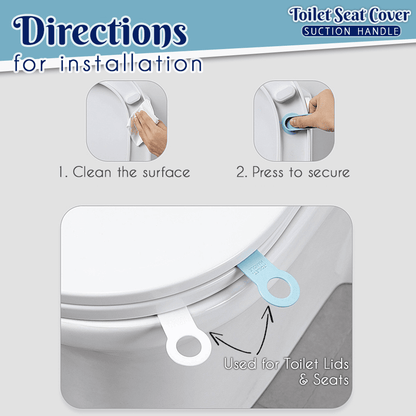 Toilettensitzbezug Sauggriff (2er-Set)