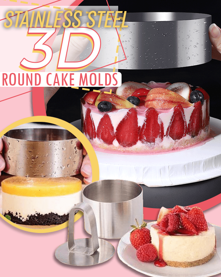 DIY 3D Runde Kuchenform Set